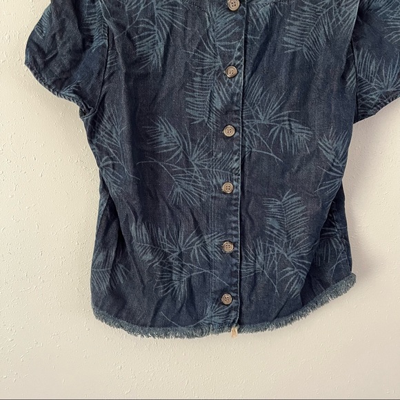 Fidelity Denim Corey Crop Tropical Drifter Size Medium - Picture 4 of 12